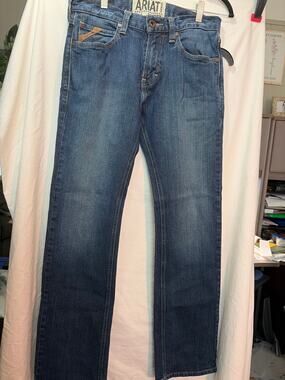 Men's Ariat M7 Denim Rocker Straight Jeans - 31x34